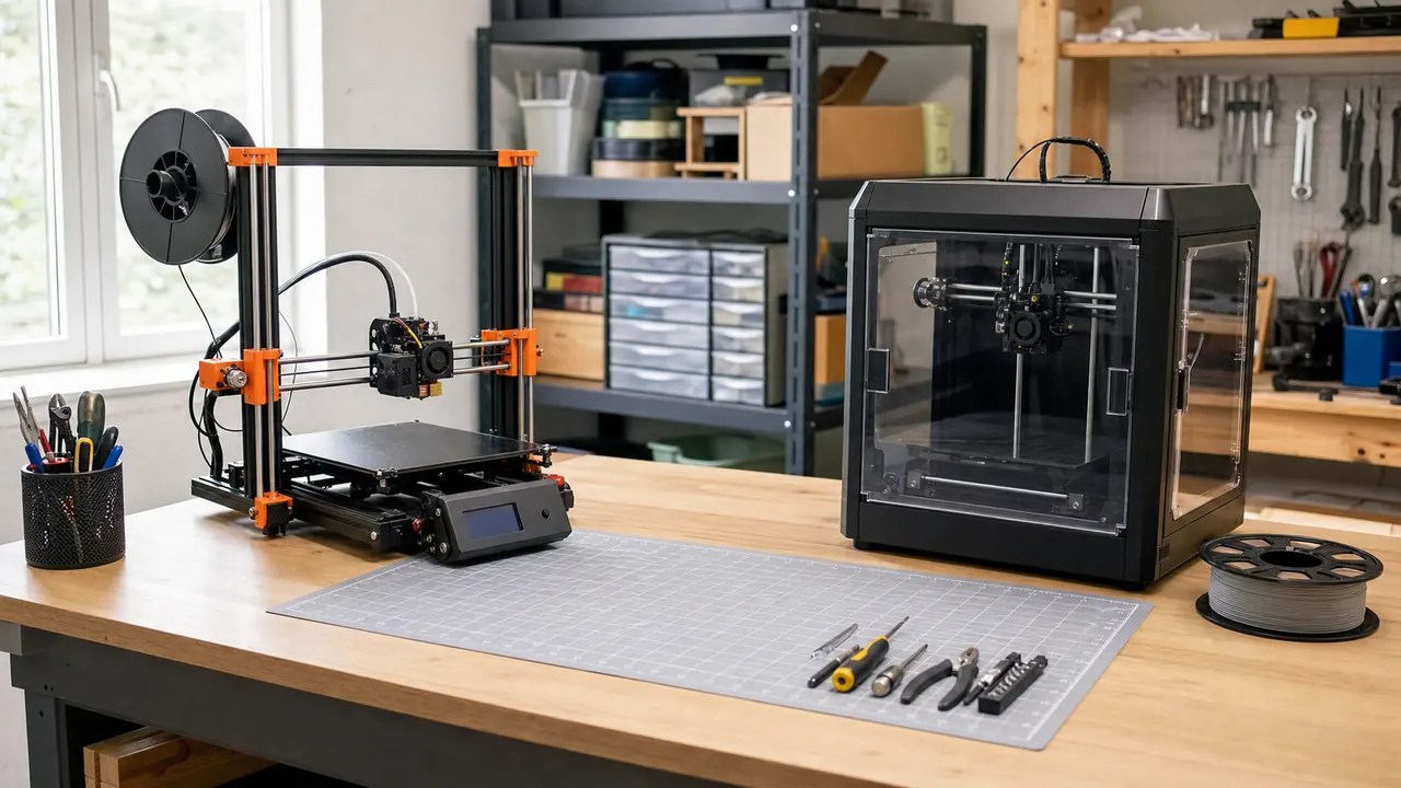 Desktop 3D printer workspace and selection factors